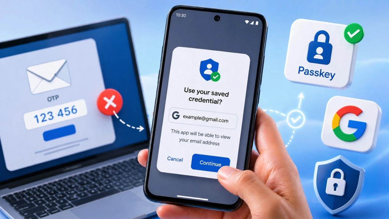 Không cần mã OTP, người dùng có thể đăng nhập ứng dụng Google nhiều cách khác